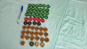 Coleccionismo de cervezas: Australia ..Lote tapones Corona de Cerveza..55 tapones